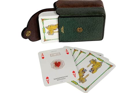 gucci playing card set case|gucci card case review.